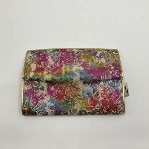 Aldo Clutch Bag Floral Metallic Gold Small Romantic Bag Cottagecore Fairycore